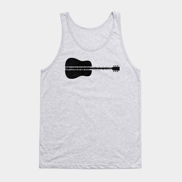 Sound Wave Guitar Tank Top by Bododobird